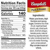 Vista 4 de Campbell's Frijoles con cerdo, lata de 11 oz