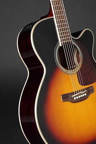 Miniatura 9 de Takamine Guitarra acústica-eléctrica de 6 cuerdas, diestro, Sunburst (GJ72CE-BSB)
