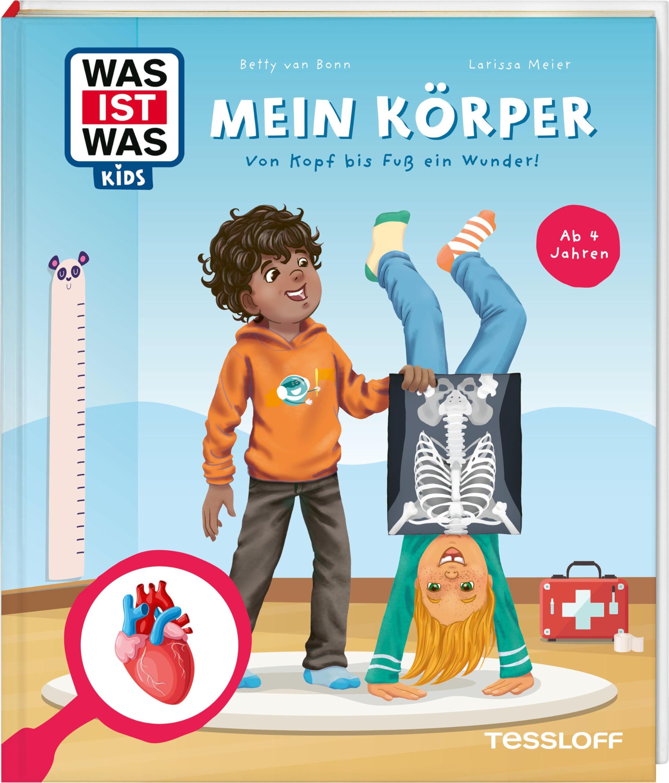 WAS IST WAS Kids Mein Körper. Von Kopf bis Fuß ein Wunder! | Große Klappen | Außergewöhnlichen Illustrationen | Sachbuch für Kinder ab 4 Jahren