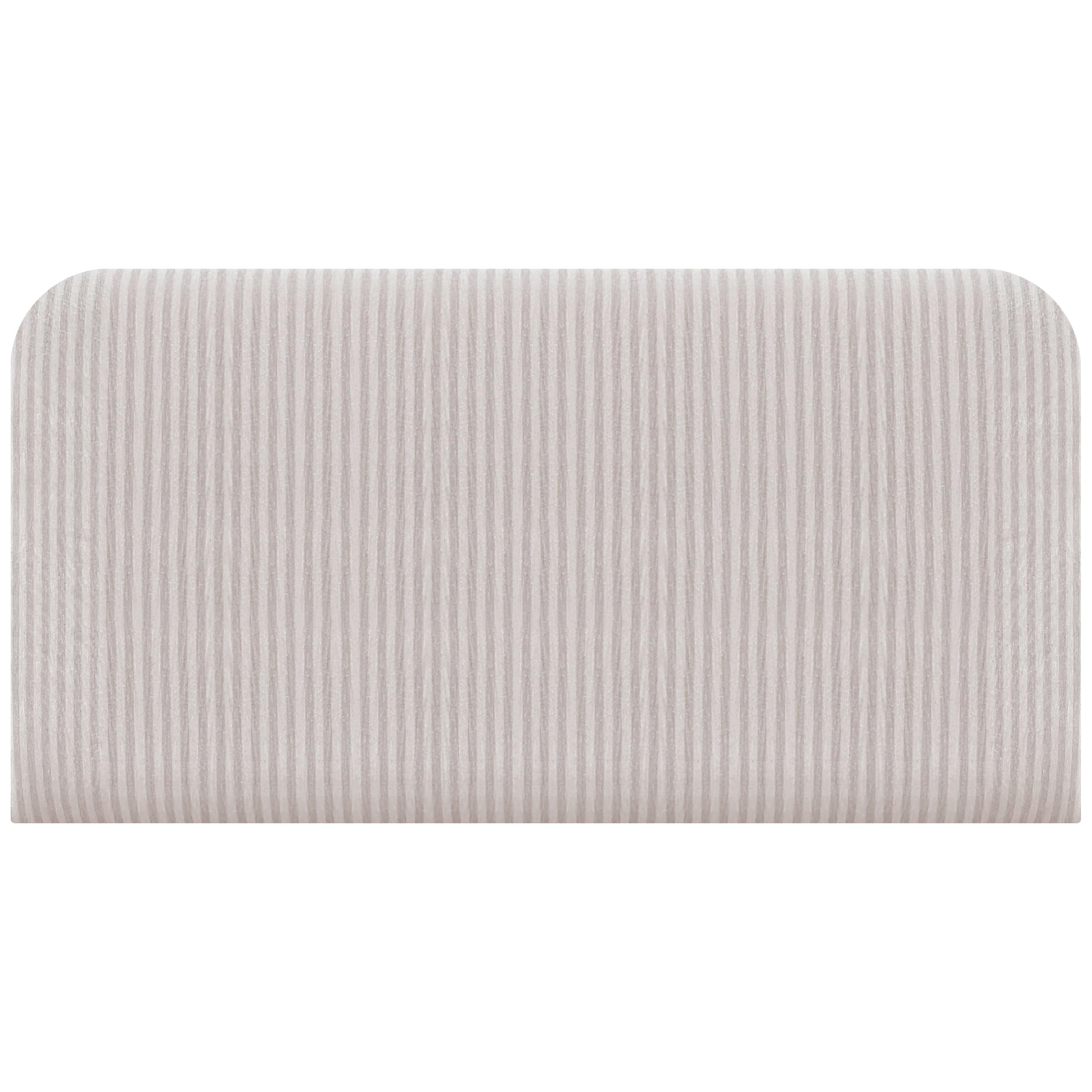 DHOME Cabecero Tapizado Liso Curvo Luxury Edition 70cm Altura para Pared Acústicos Cabeceros Absorbentes Cabezal Cama Dormitorio (Cream, 160cm)