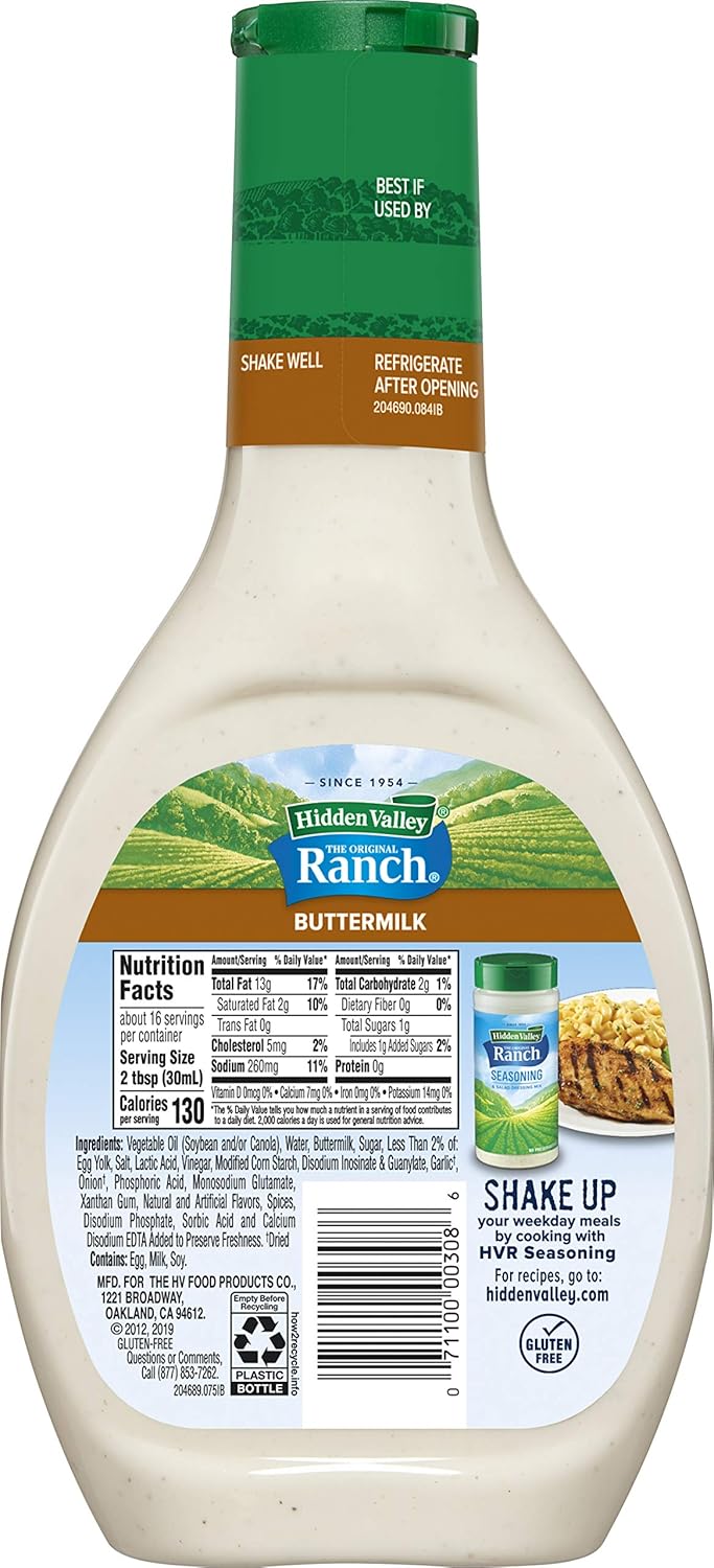 Buy Hidden Valley Buttermilk Ranch, 16 oz Online at Lowest Price in