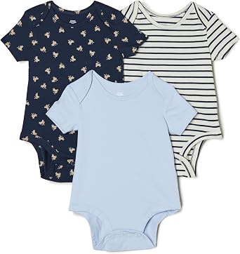 Amazon Essentials x Sofia Grainge Unisex Babies Short Sleeve Crewneck Bodysuit