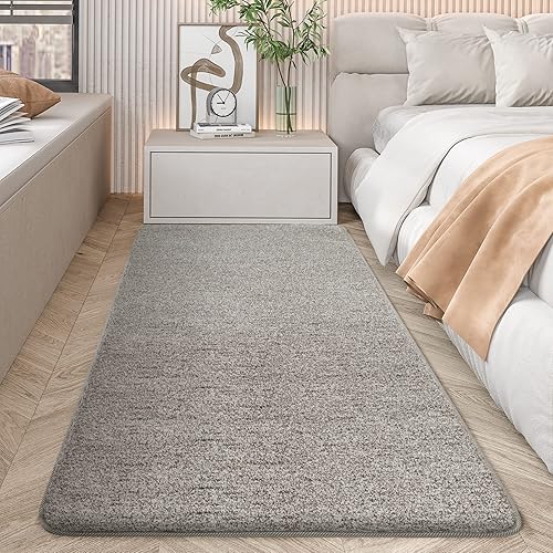 Color&Geometry Alfombra antideslizante resistente, alfombra para dormitorio, estética, suave, alfombra de pelo bajo para sala de estar, 4 x 6 pies, disponible en Yaxa Colombia