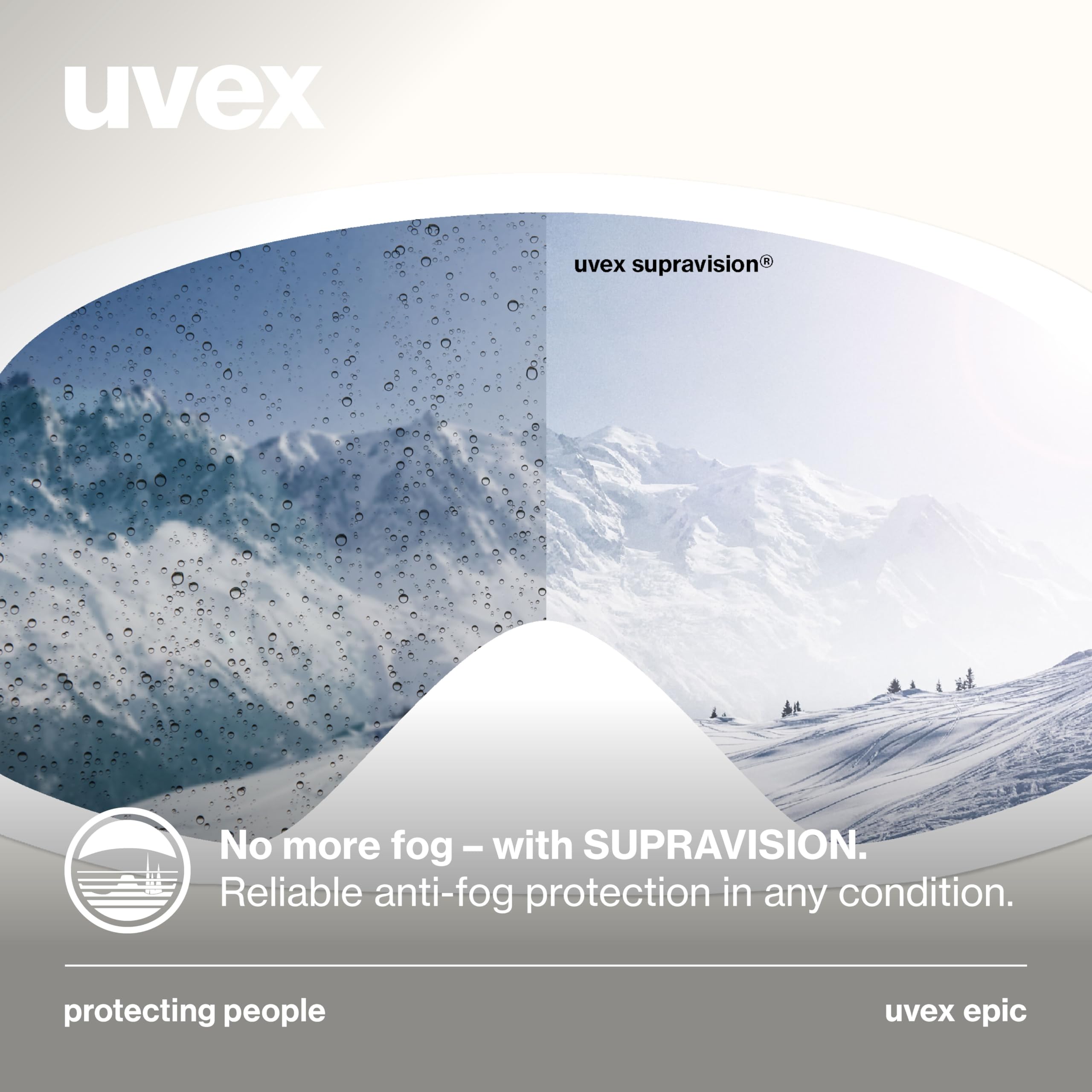 Uvex Epic ATTRACT - Maschera da sci con lenti intercambiabili, per sci/snowboard/tour, unisex, per ragazzi