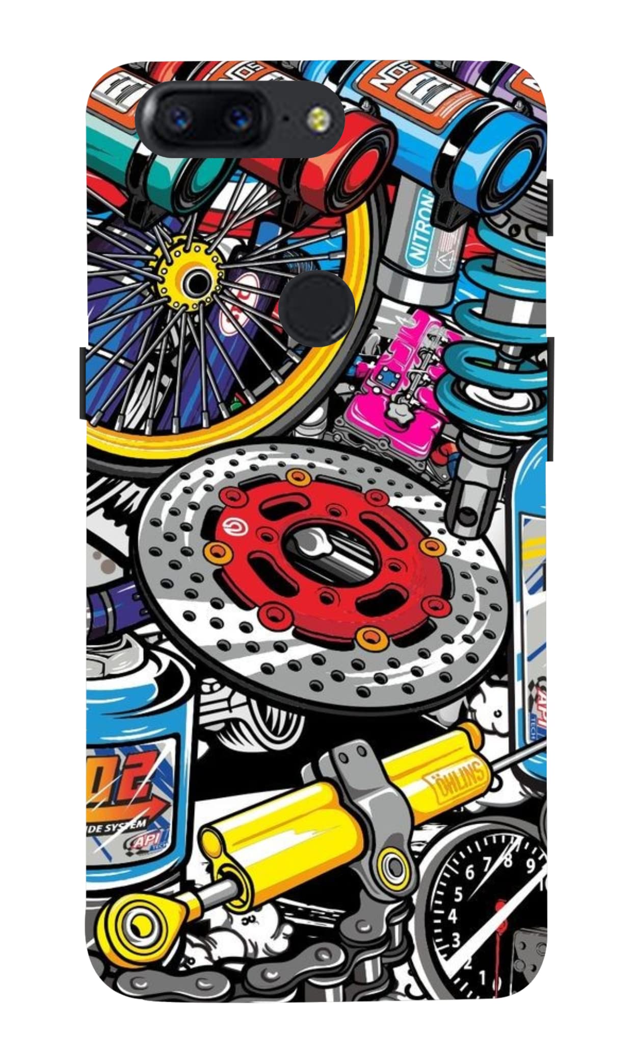 Print Galiara|| Designer Back Case Cover for One Plus 5T | Science Project |