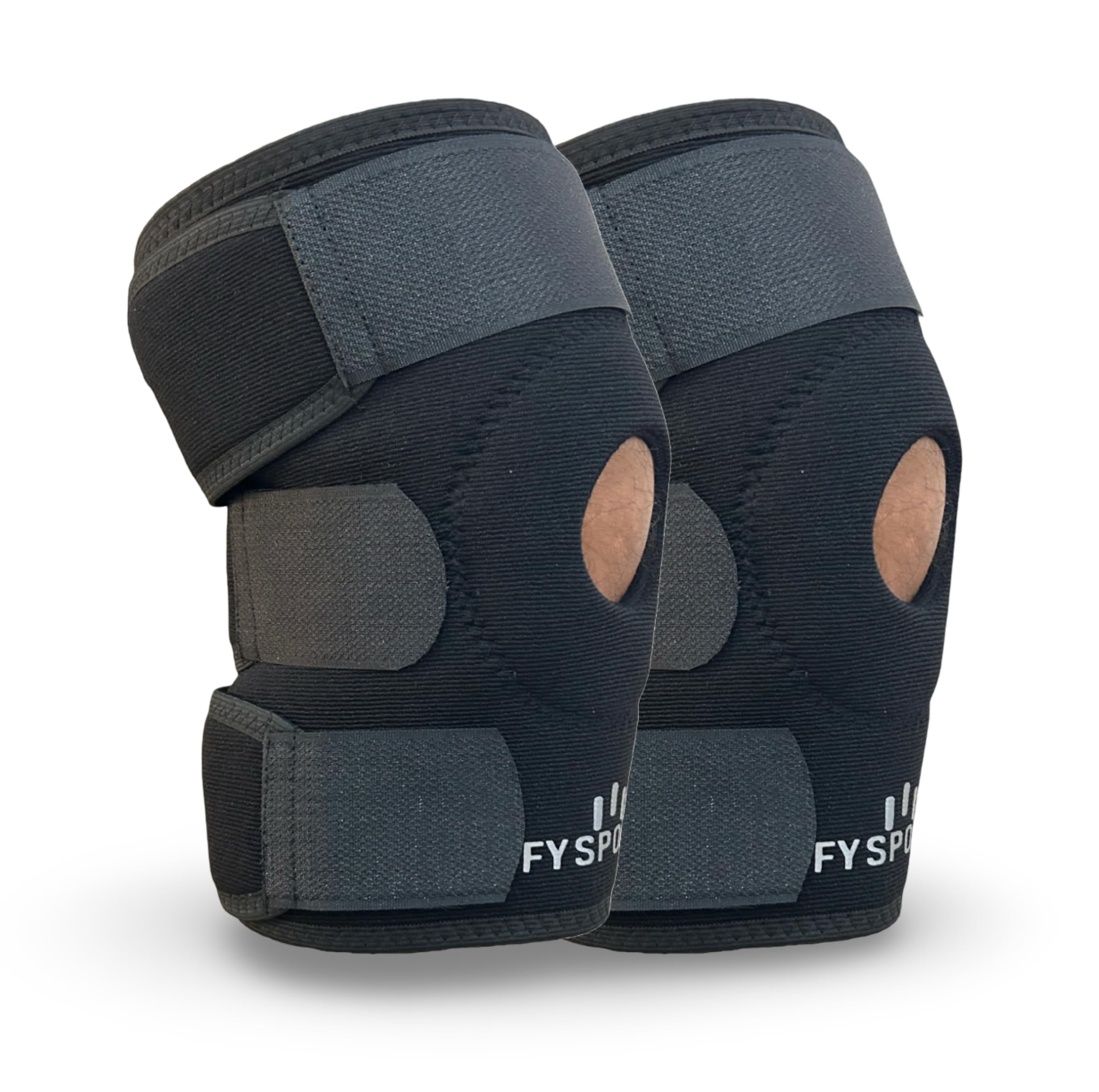 FY Sports 2 Pack Adjustable Knee Support Patella|Knee Support for Men and Women|Knee Cap|Knee Brace|Knee Guard |Knee Cap | Knee Pain Relief Knee Belt|Joint Pain Relief (Black) (B0D797LDLR) Amazon Price History, Amazon Price Tracker