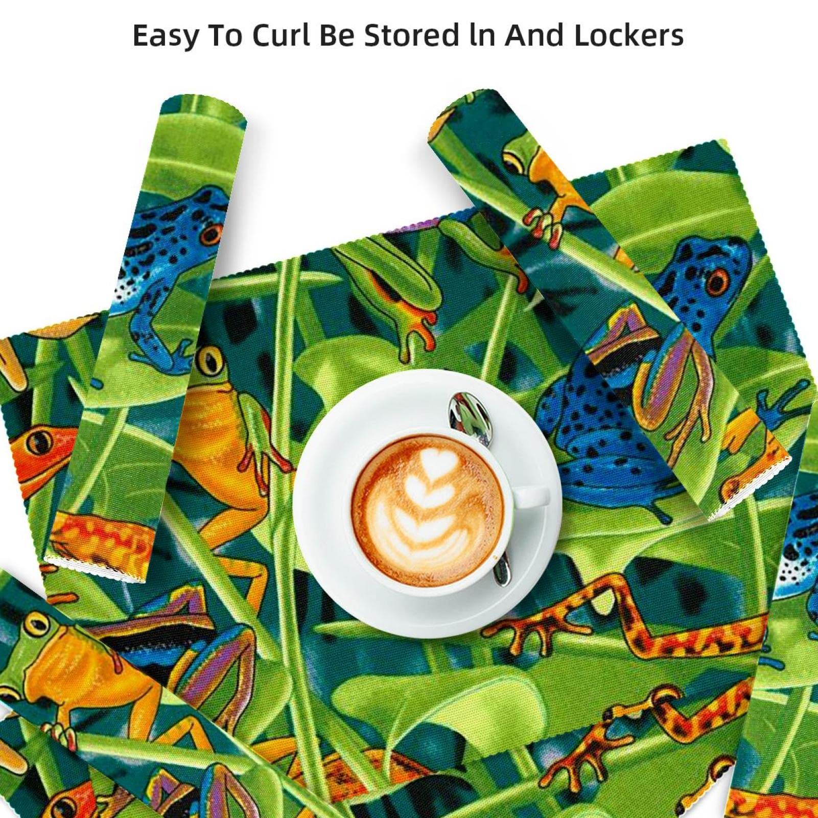 カエルのマット Amazon｜プレースマット、滑り止めプレースマット、洗える