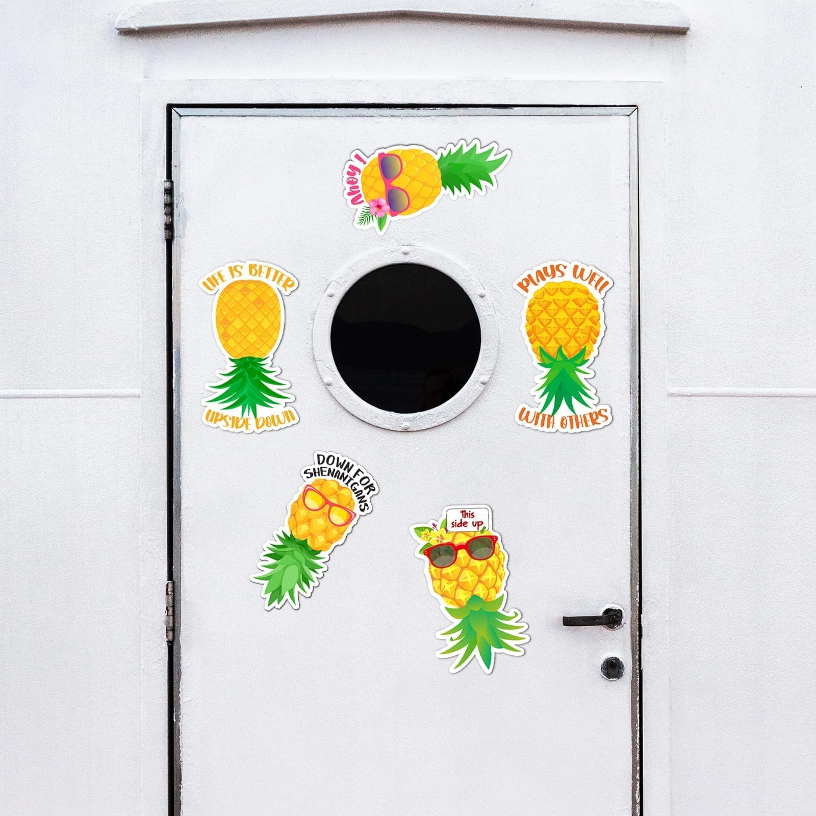 Upside Down Ananas Magnet 10,2cm - Swinger Lifestyle Geschenk