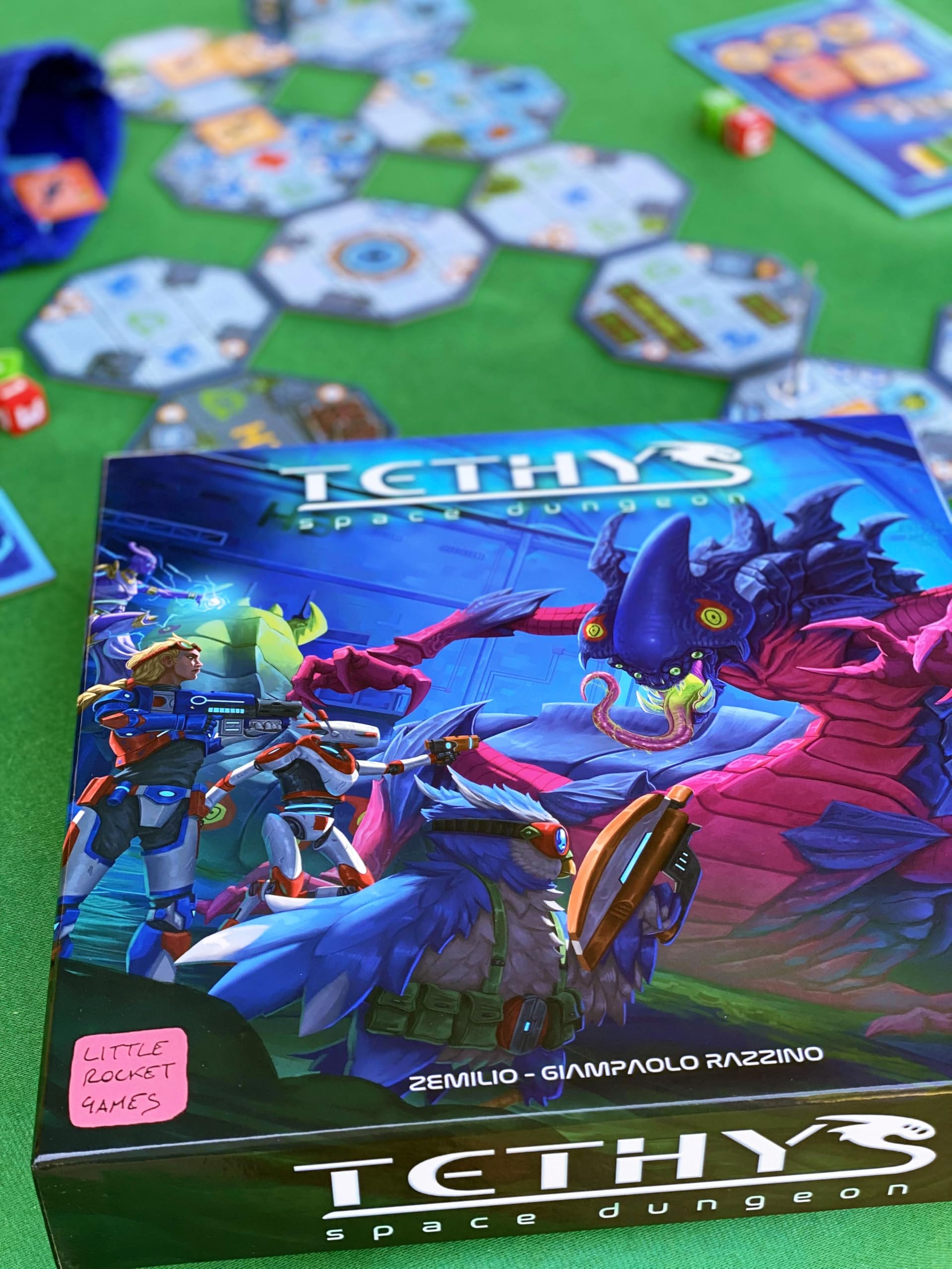 TETHYS Space Dungeon Board Game in Italian and English Little Rocket Games - Image 2