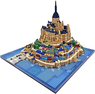 nanoblock - World Famous - Mont Saint-Michel Special Deluxe Edition, Advanced Hobby Series Building Kit