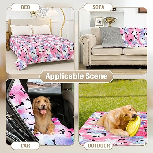 Miniatura 9 de Funda de cama para perros para mascotas, mantas para protección de sofá, fundas de cama impermeables, protector de muebles para perros, protector de