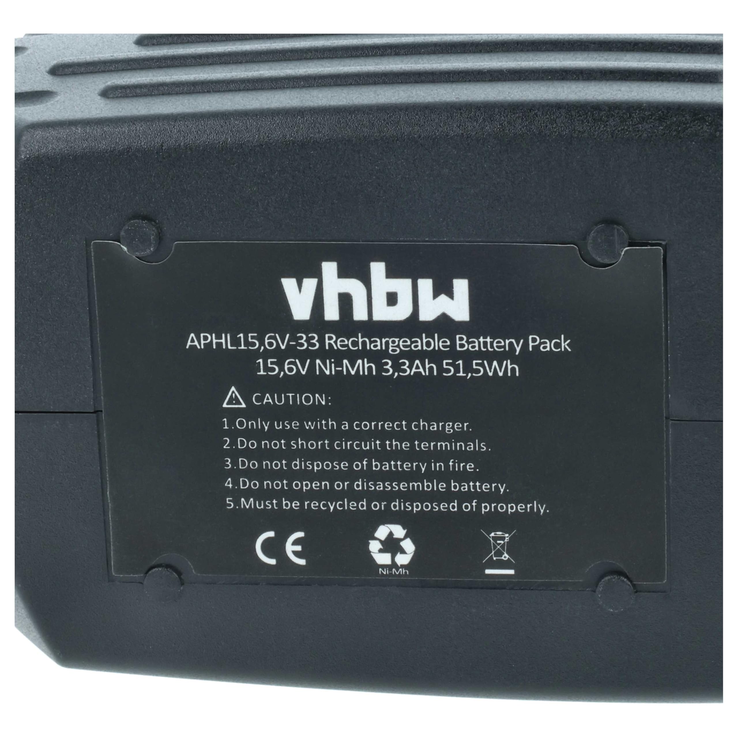 vhbw Akumulator kompatybilny z Hilti SFL 12/15, SF 151-A, SFH 151-A, SF 150-A narzędzie (3300 mAh, NiMH, 15,6 V)