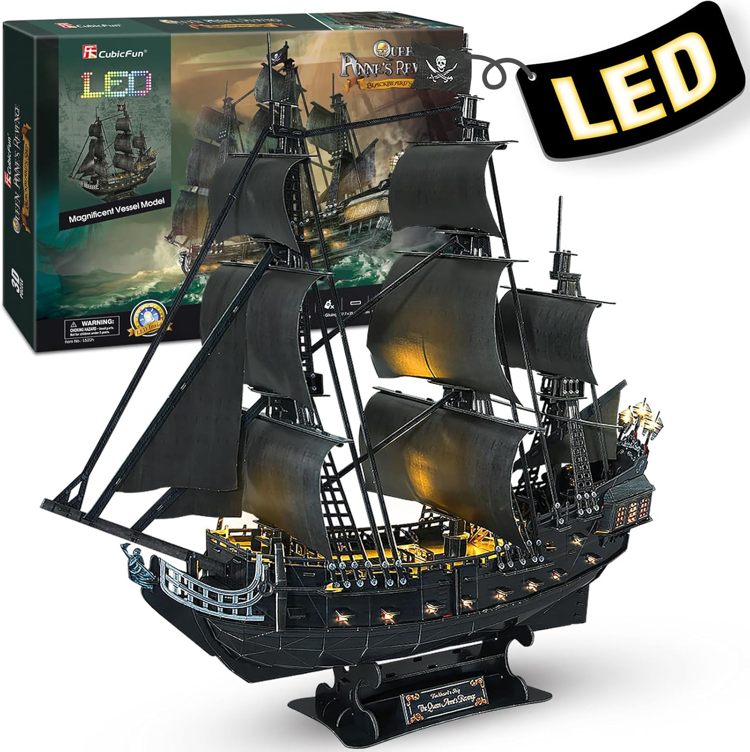 LED Queen Anne's Revenge
