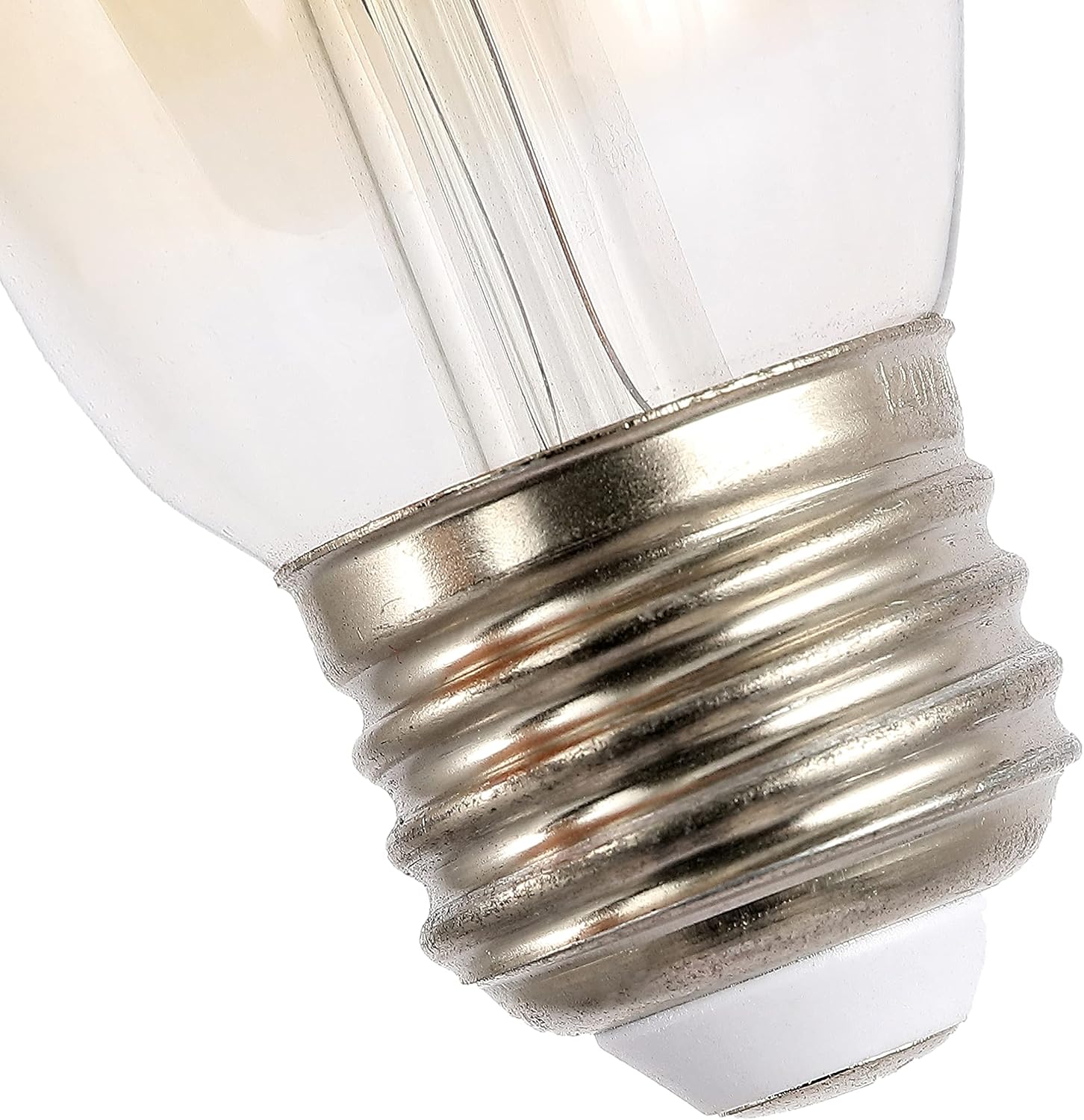 JONATHAN Y 5" Vintage 4W LED Edison Bulbs, Non-Dimmable E26 Base Light Bulbs, 2700K Warm White Amber Tinted Glass, 350 Lumens, ETL Listed, Pack of 4 BLB-ST58A-SET4