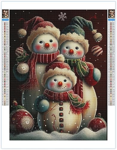 Kits de pintura de diamantes para adultos, bricolaje 5D para el día de Navidad, kit de pintura de diamantes de taladro completo, arte de diamantes