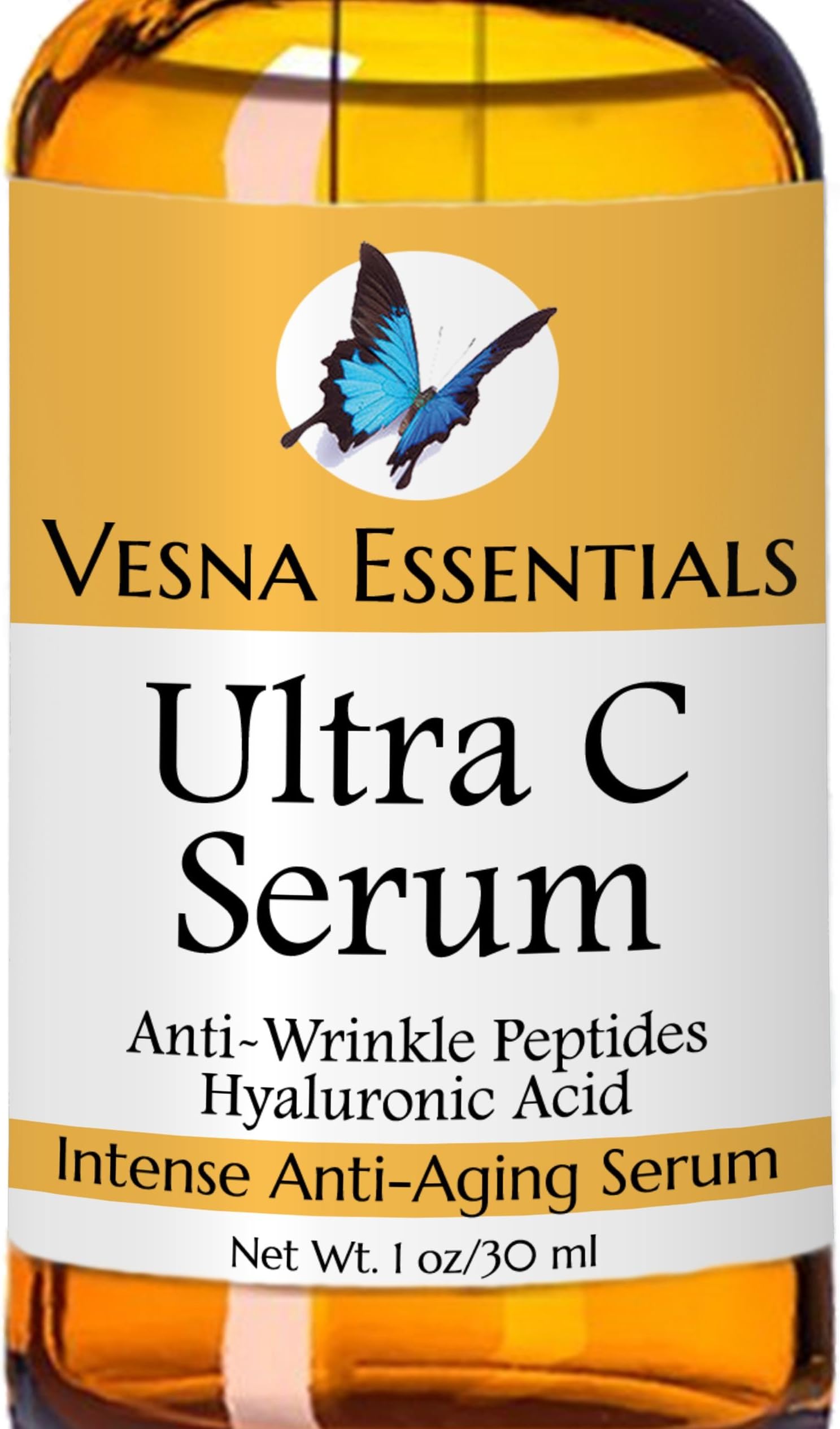 Vitamin C Serum - ORGANIC - The #1 Anti Aging Serum For Younger Skin As You Age - Anti Wrinkle Serum - GUARANTEED - Receive Our Top Rated Ebook When You Order FREE (Limited Time - $7.99 Value) - 100%