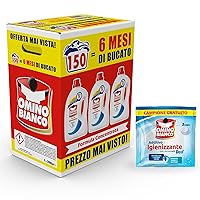 Omino Bianco - Detersivo Lavatrice Igienizzante Liquido, 150 Lavaggi