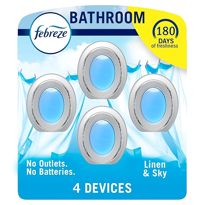 Febreze Small Spaces Air Freshener - Linen & Sky Scents