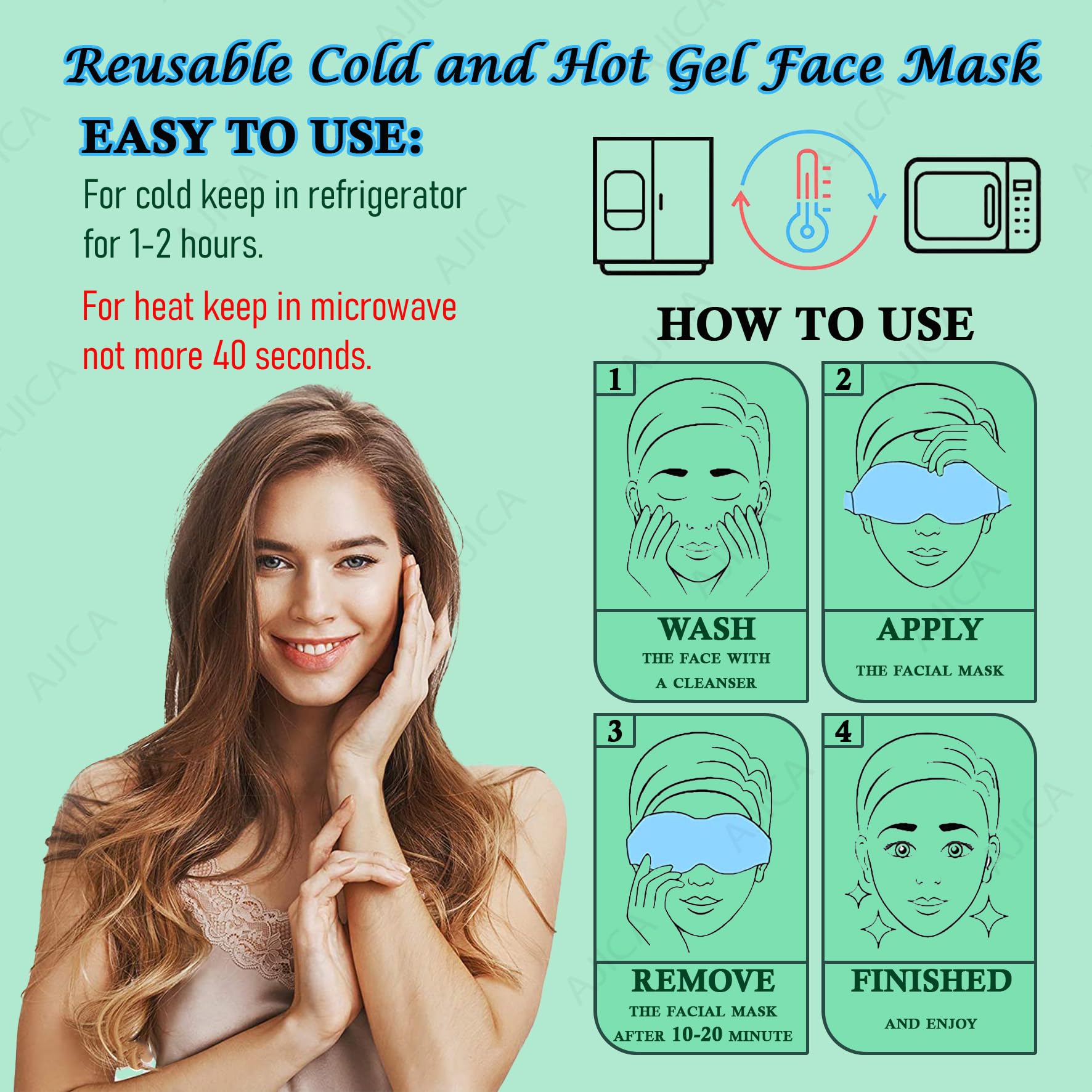 Aloe Vera Cool Gel Eye Mask Summer Ice Cooling Sleeping Mask for Eye Patches Remove Dark Circles Fatigue Cool Eyes Patch Pads Eye Care (Blue Aloe Mask, Pack of 1) — Amazon image 6