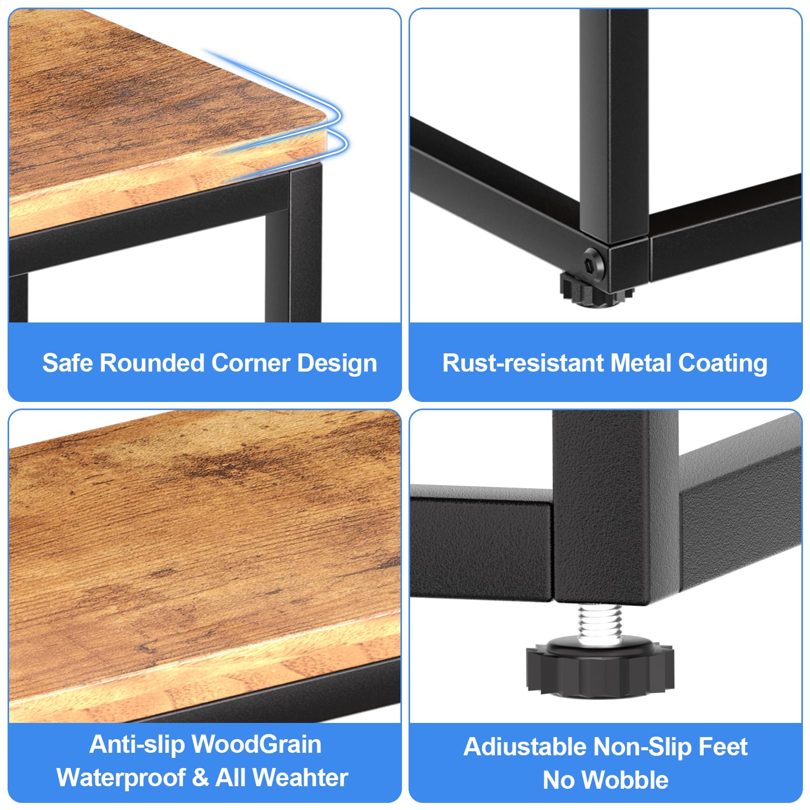 Whirlpool Treppe, rutschfeste Spa-Stufen 226KG/500lbs Kapazität Pooltreppe Universal Heavy Duty 2-Tier Spa & Hot Tub Step für Verschiedene Arten von Whirlpools, Massivholzfarbe