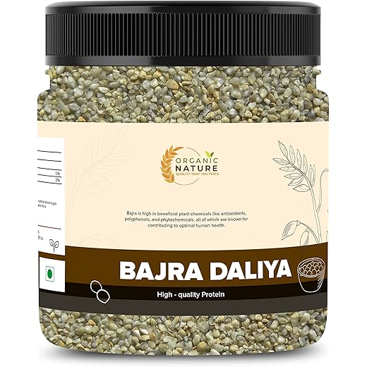 Nature Bajra Daliya 400g Jar - Weight Loss & Digestive Healt