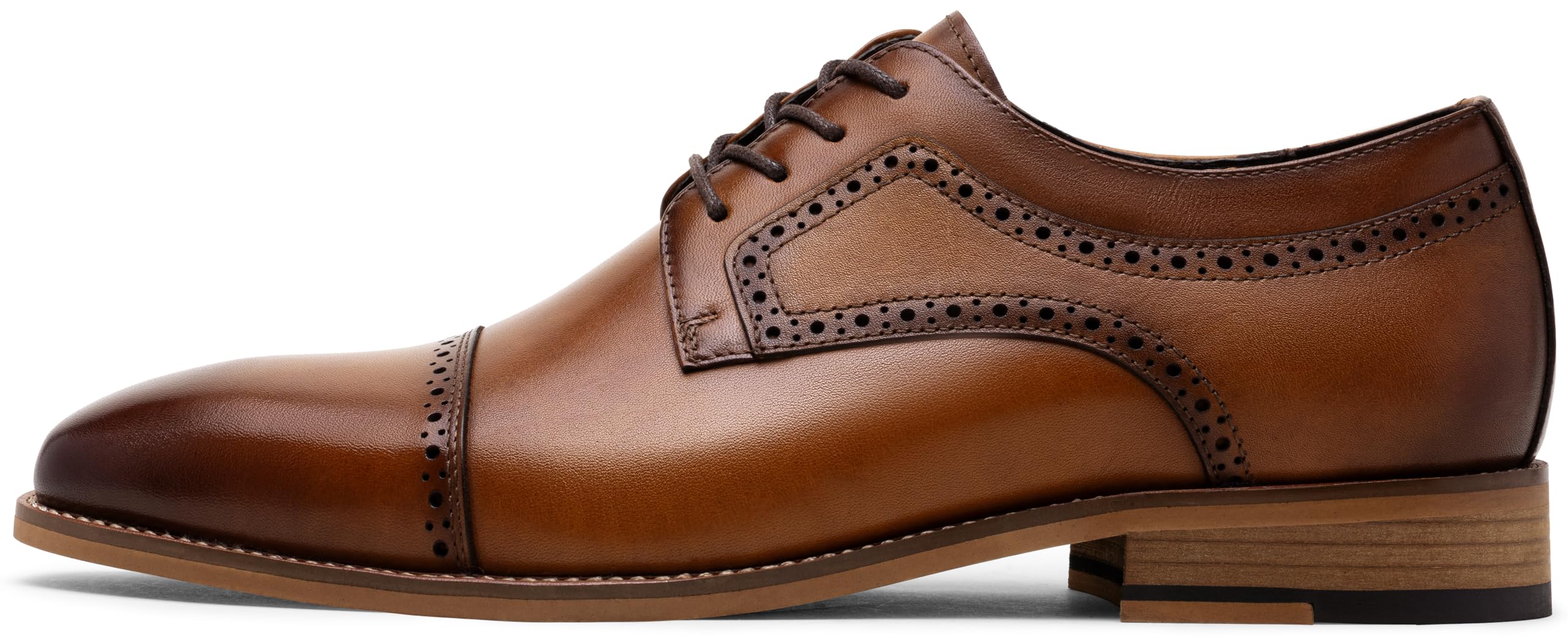 Jousen Mens Dress Shoes Leather Oxford Classic Shoes Formal Business Dress Shoes for Men
