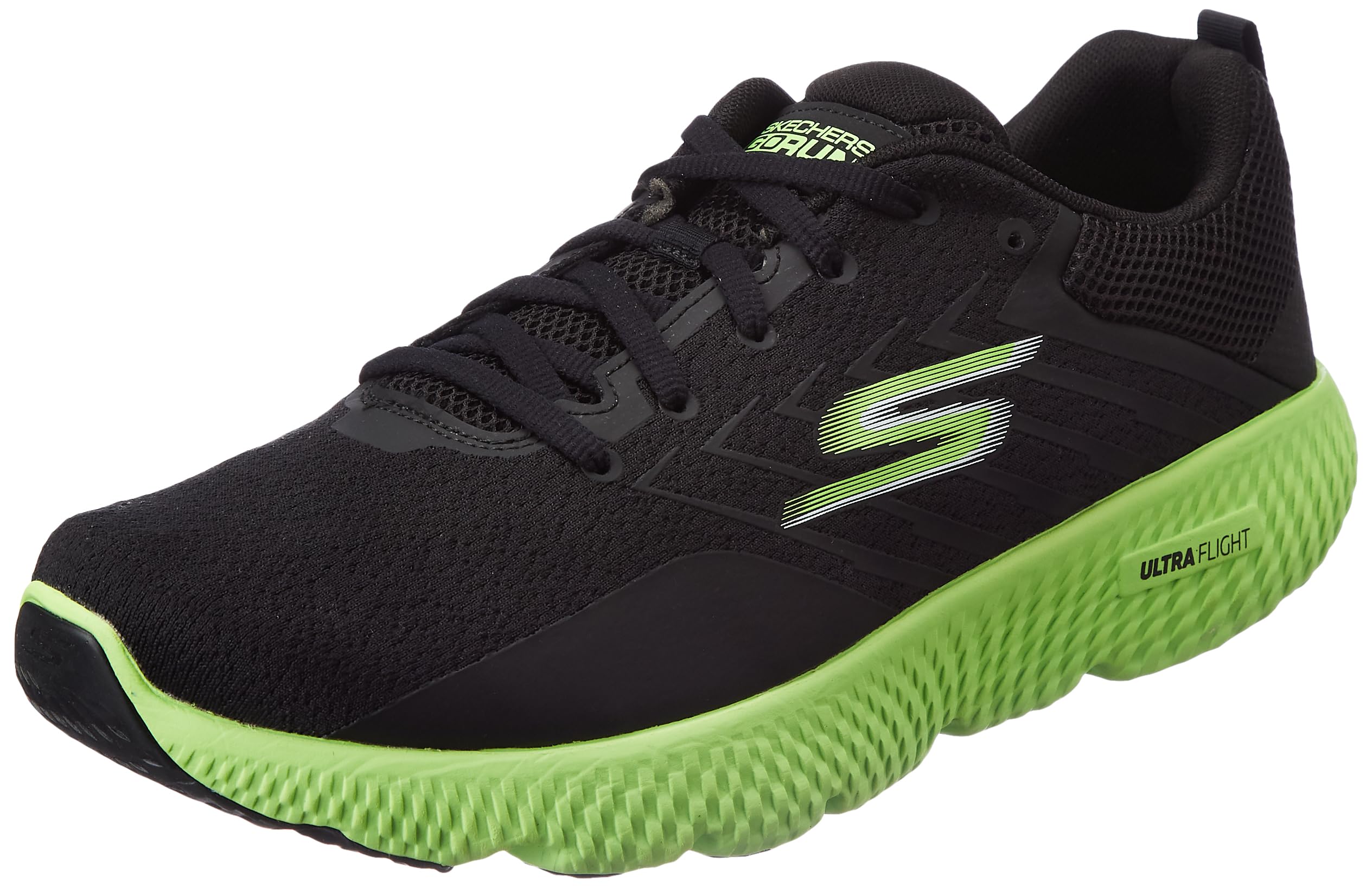 Skechers Mens Power - Volt Running Shoes Shoe Vegan Lightweight, Breathable Mesh Upper Green - 11 UK (220223) (B0BFQZ63SR) Amazon Price History, Amazon Price Tracker