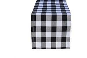 Buffalo Plaid Cotton Table Runner 14"x60"