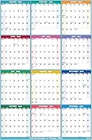 BowCuk 2026 Large Yearly Wall Calendar Vertical Full Year Planner Jan-Dec 25.2x38.2", Thick Paper, Notes, Stickers, Holidays