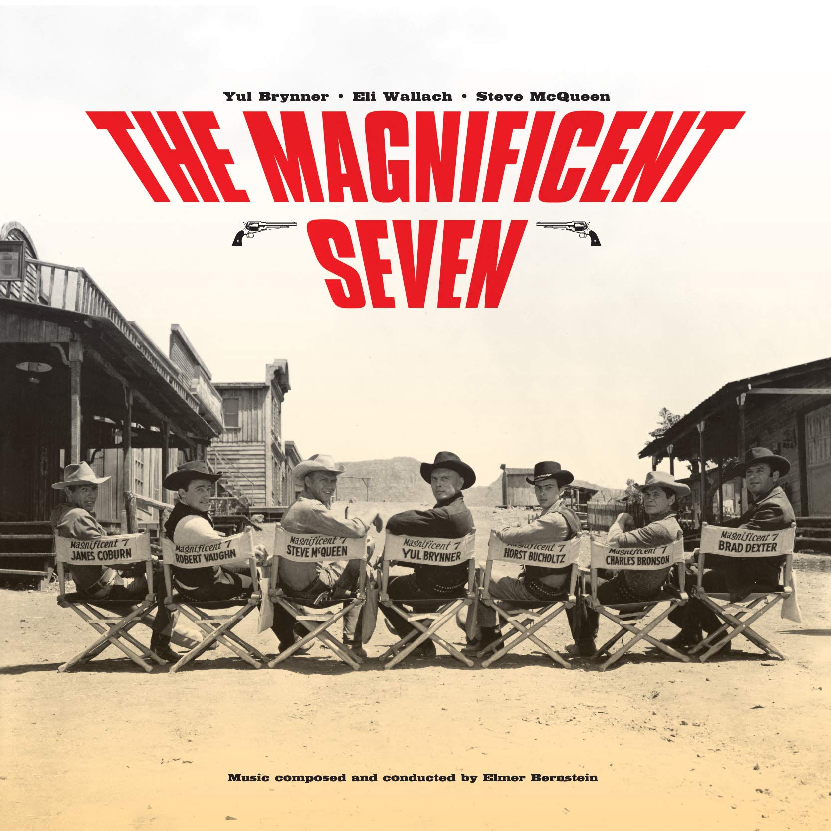 The Magnificent Seven OST (composed and conducted by Bernstein) (Limited Edition Solid Yellow Coloured Vinyl) [VINYL]