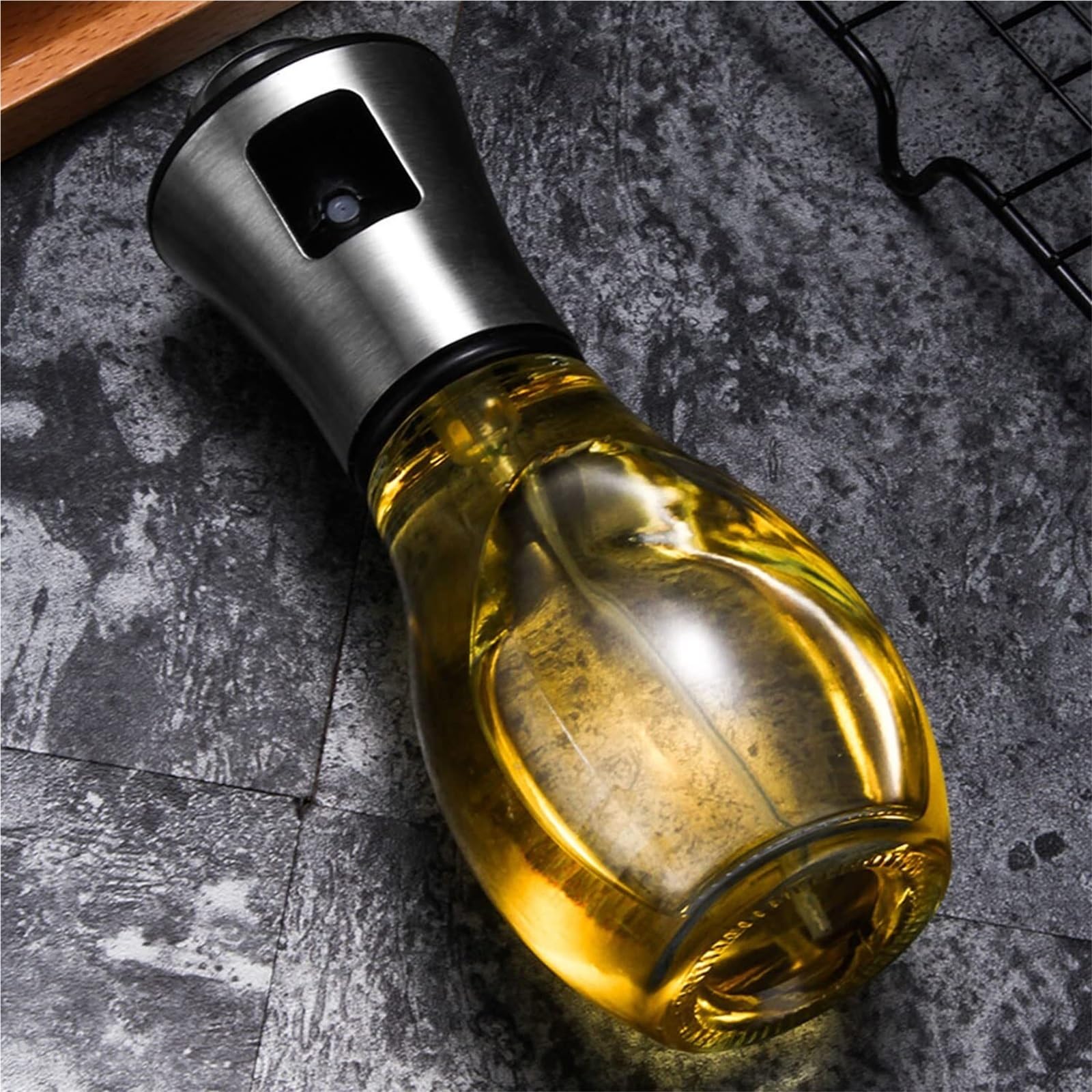 Ölsprüher Für Speiseöl 2 Stück Kochen Öl Sprayer Glas Material Haushalt Kein For Backen Und Braten Grillen Küche