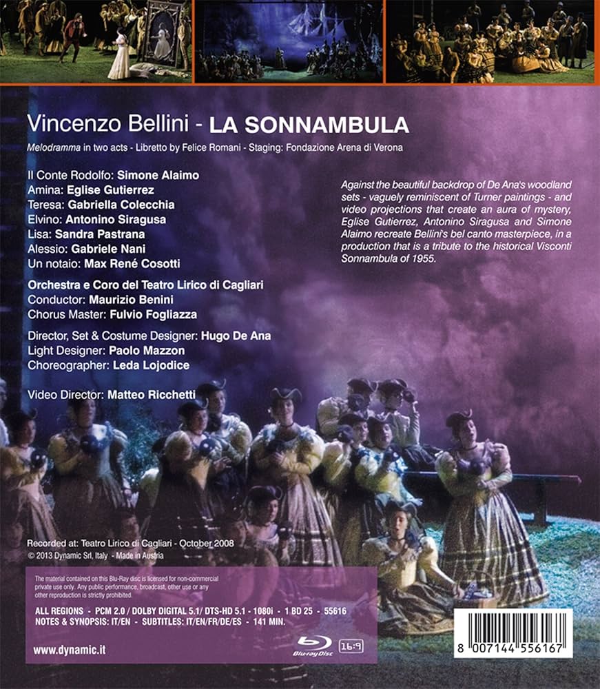 その他 La Sonnambula [DVD] 9jupf8b Amazon.com: La Sonnambula : Simone Alaimo, Antonino Siragusa