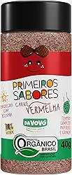 Da Vovó, Temperinho completo, Primeiro sabores, Para Carnes Vermelhas, Enriquecido com Beterraba, Ideal para bebês e crianças, Orgânico, 40 Gramas