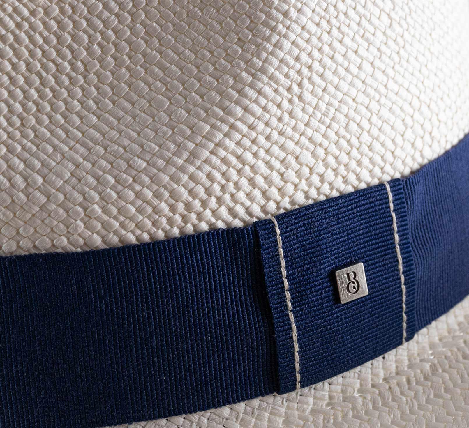 B Couture - Authentique Chapeau Panama, tressage Traditionnel en Équateur Large Bord, Homme ou Femme Thibault