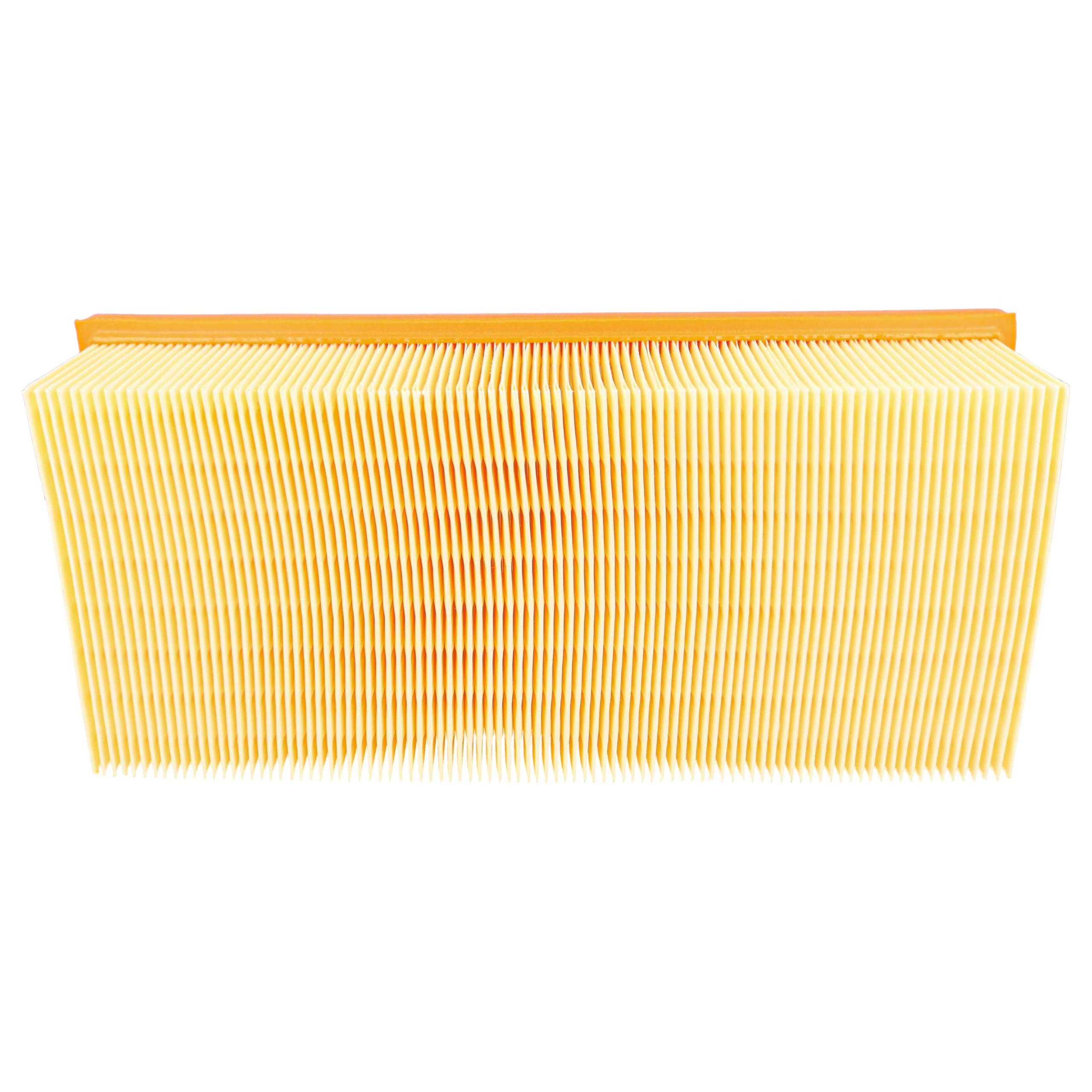 vhbw 5x F7 Flat plisowany filtr zastępuje Kärcher 6.907-276.0, 6.904-095.0, 6.904-283.0, 6.904-283 do odkurzacza - element filtrujący