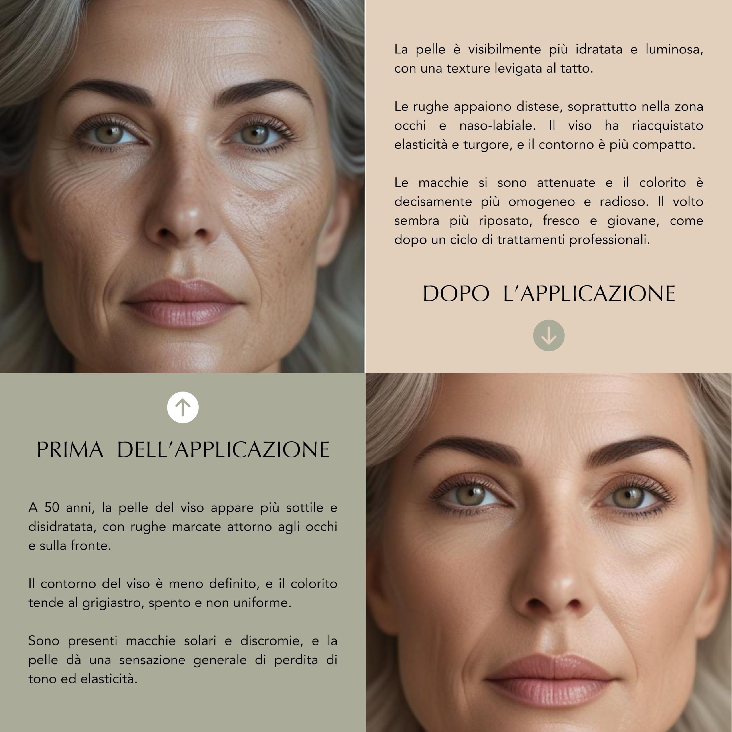 Krinesia Gocce di Tempo Hyaluronsäure Gesicht | Anti-Aging Hyaluronsäure Gesichtsserum mit Vitamin C, Bioplacenta und Botox-like® Proteinen | Feuchtigkeitsspendend, straffend, Made in Italy - 30 ml