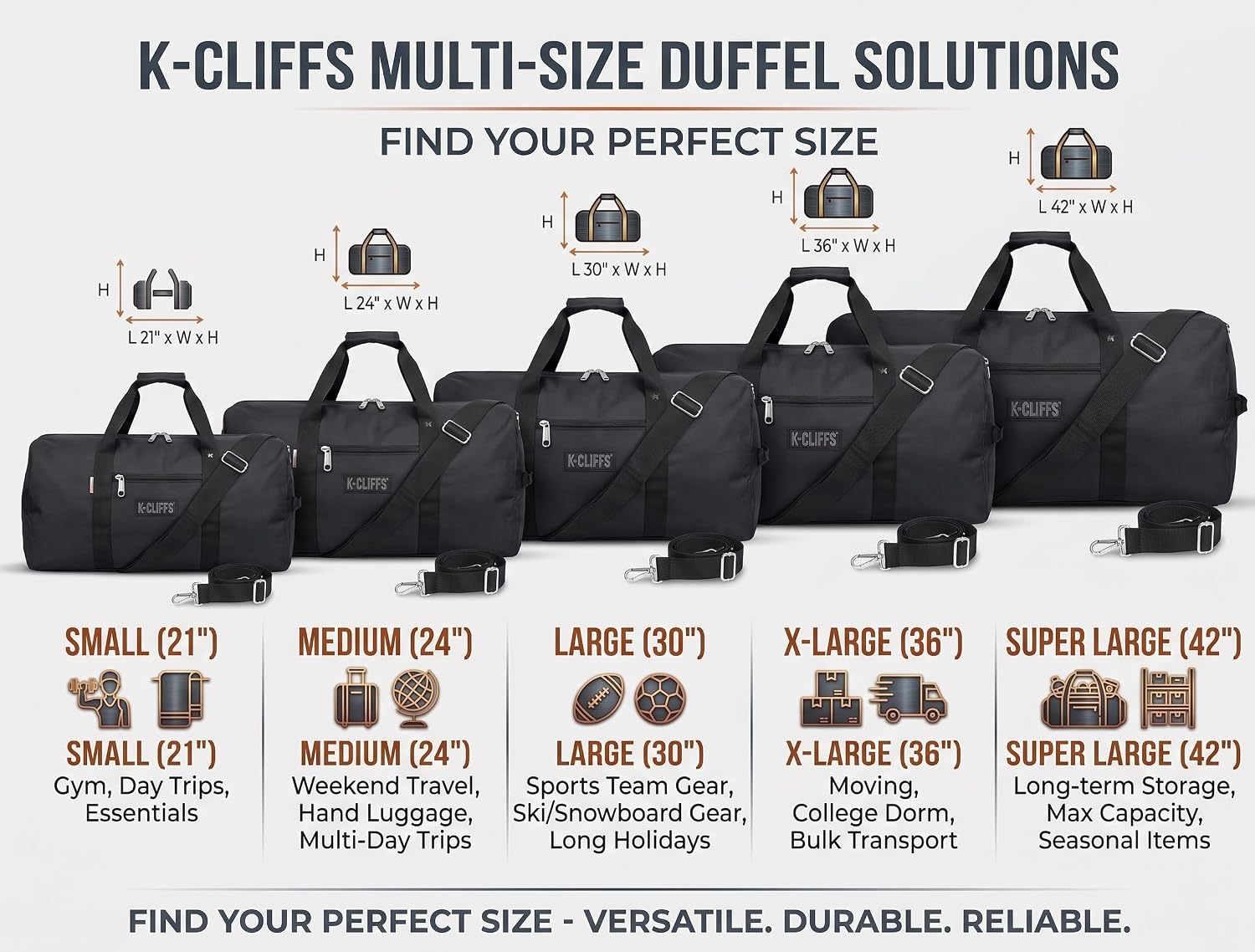Heavy Duty Cargo Duffel Large Sport Gear Drum Set Equipment Hardware Travel Bag Rooftop Rack Bag image 4