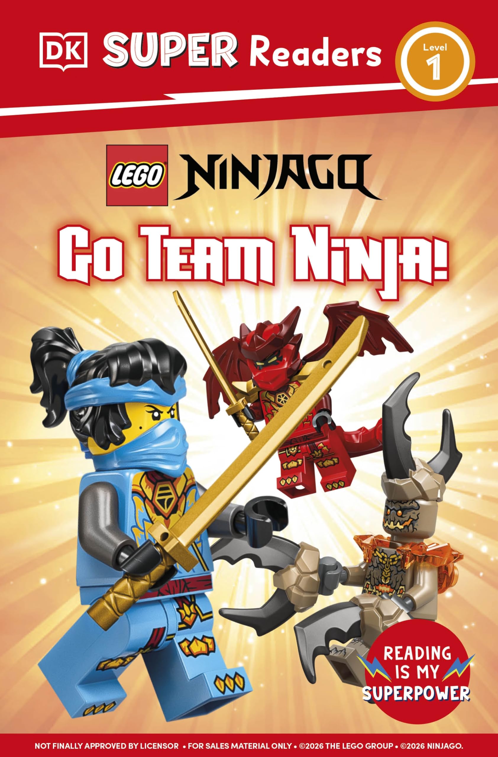 DK Super Readers Level 1 LEGO NINJAGO Go Team Ninja