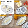 Egg Slicer for Hard Boiled Eggs - 3 Slice Modes Egg Cutter, Dicer, Chopper  thumbnail 3