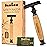 Bambaw Double Edge Safety Razor Men & Women with 5 Replacement Shaving Blades, Women Razor One Blade, Close & Smooth Shave (Thick Bamboo Black)