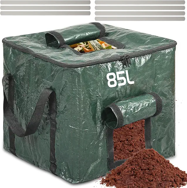 Hlimior Thermo Komposter 85L – Schnellkomposter für Garten & Balkon