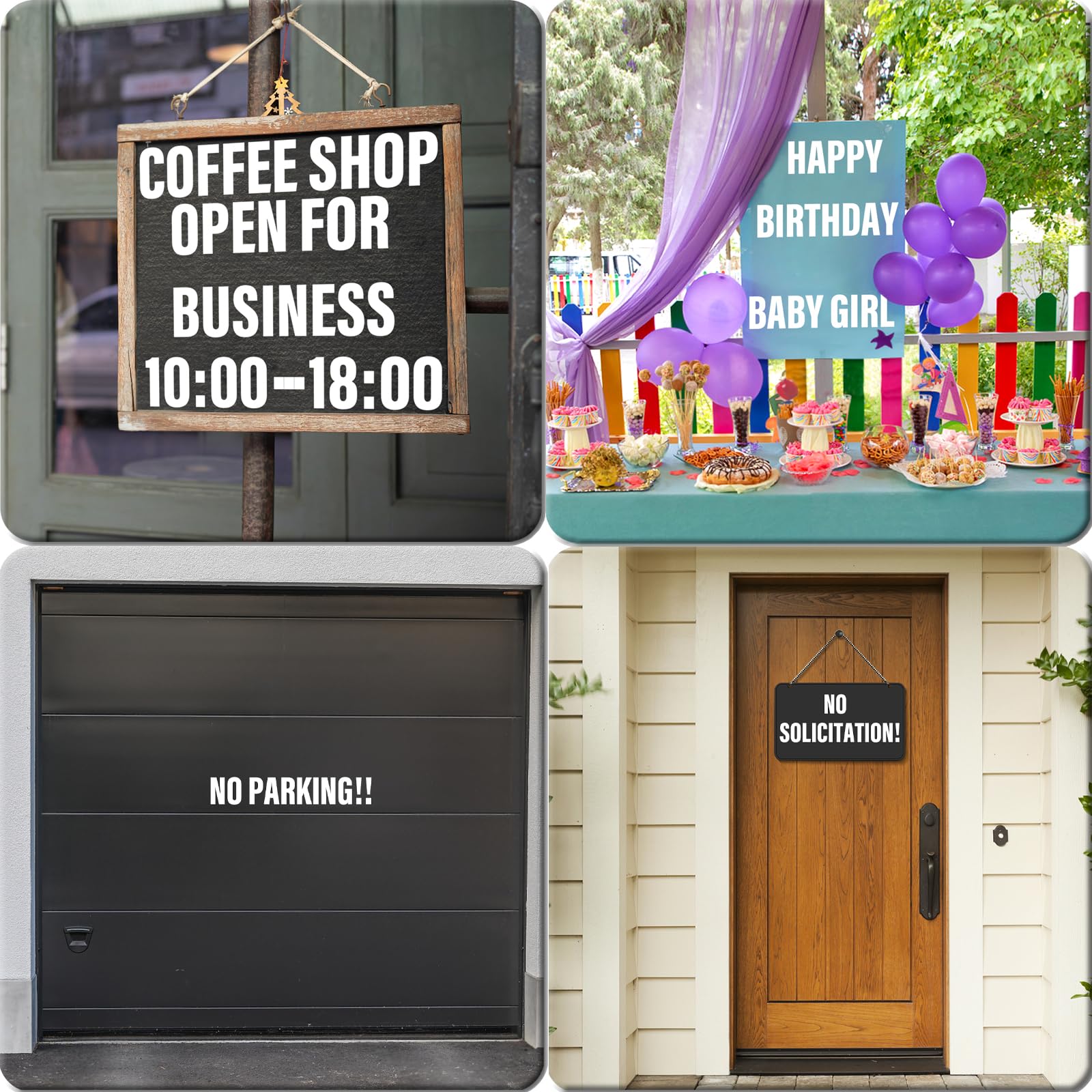 Calcomanía De Vinilo De Dibujos Animados, 810 Piezas, 10 Hojas Autoadhesivas, Números De Buzón, Para Letreros, Ventana, Buzón, Puerta (negro, 1 Pulgada