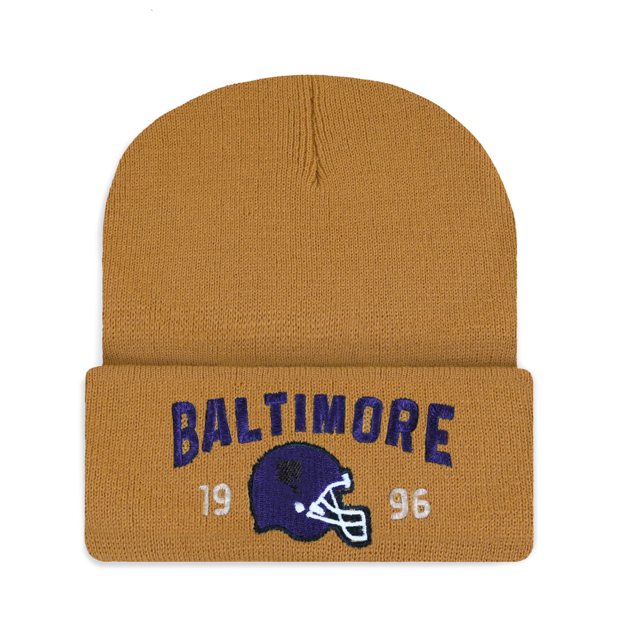 Beanie for Men Women Vintage Embroidered City Hats Apparel Gifts Classic Sport Beanie, Tuose-bal, One size — image 1