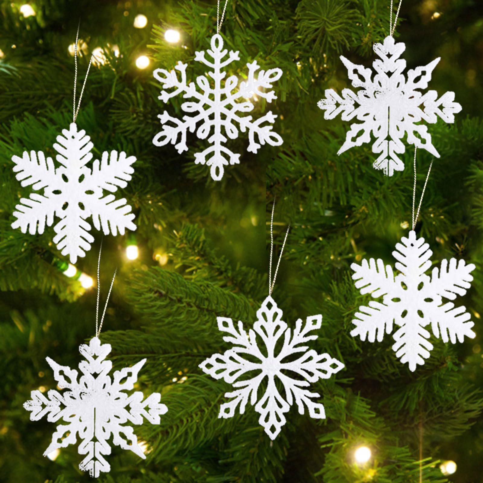 Decoración Navideña - Pack De 3 Adornos (Reno, Árbol, Copo De Nieve) Con Ventosas, Para Interior Y Exterior