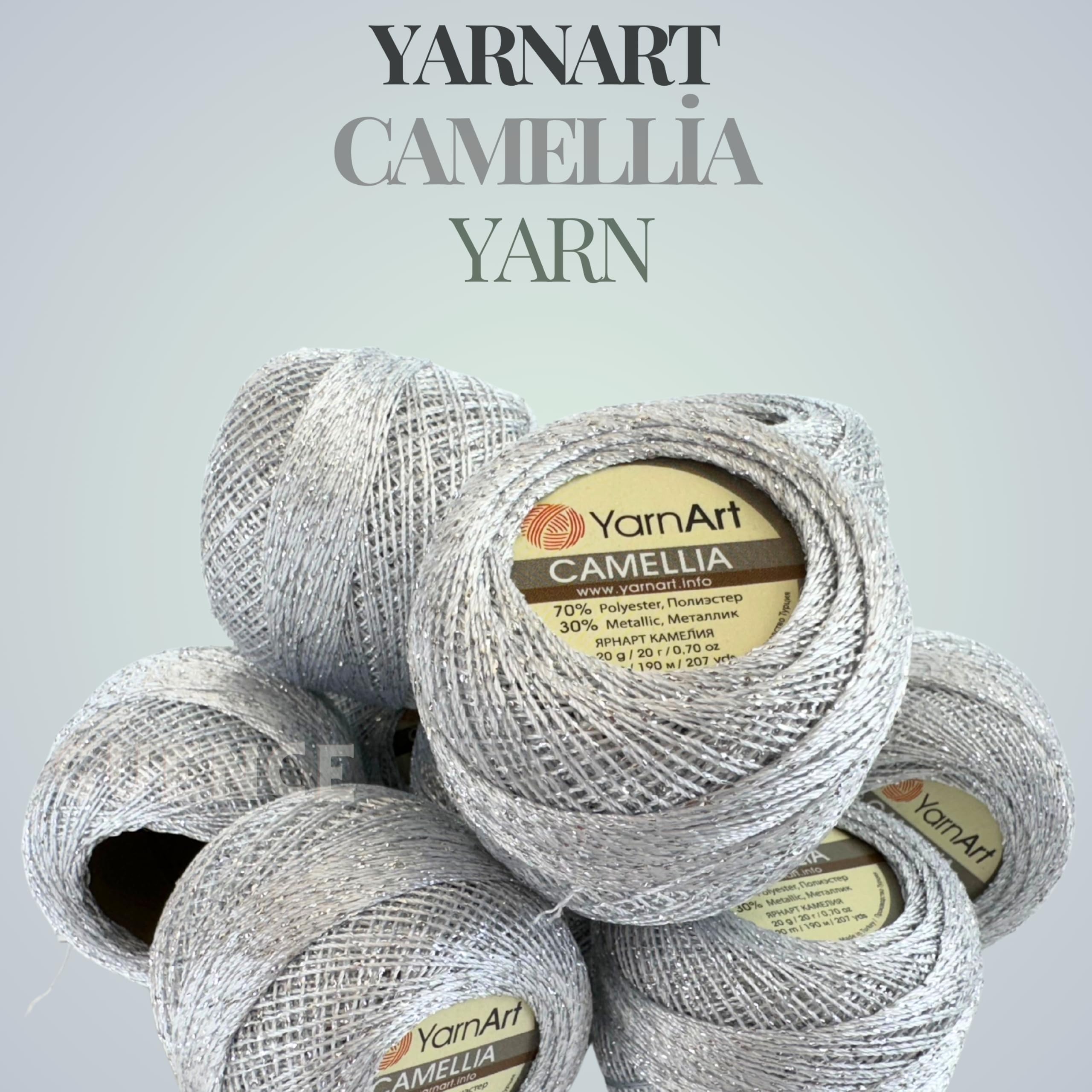 Amazon.com: White Silver Metallic Braid Thread Camellia