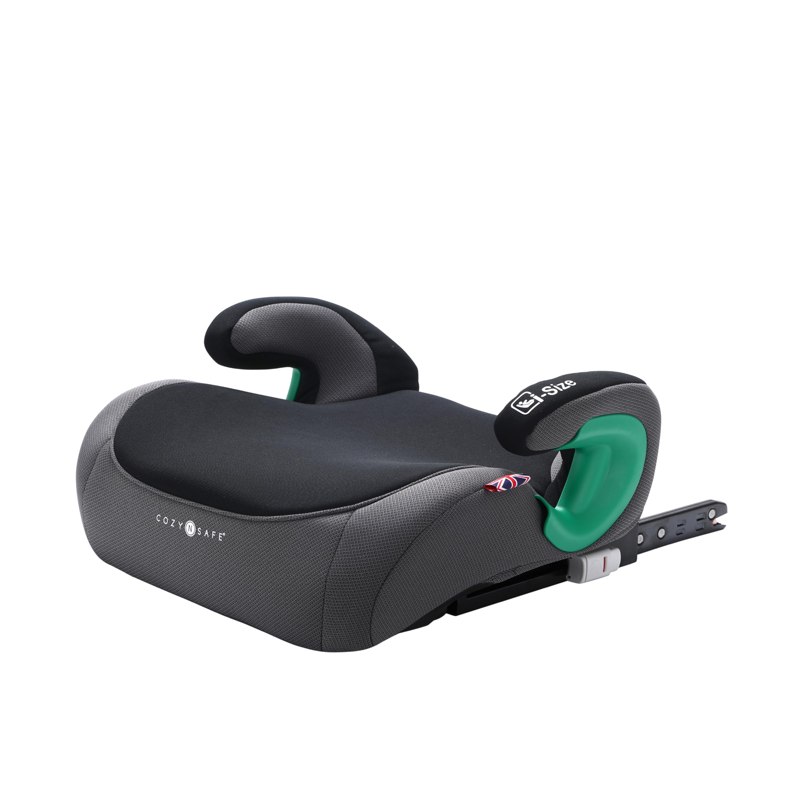 Cozy N Safe Astra i-Size 135-150cm Child Booster, 3-Point Seatbelt or ISO-Fix, Extra deep Foam-Padded seat and armrests, 135-150 cm, Approx. 6-12 Years Old, Forward-Facing, Removable Covers