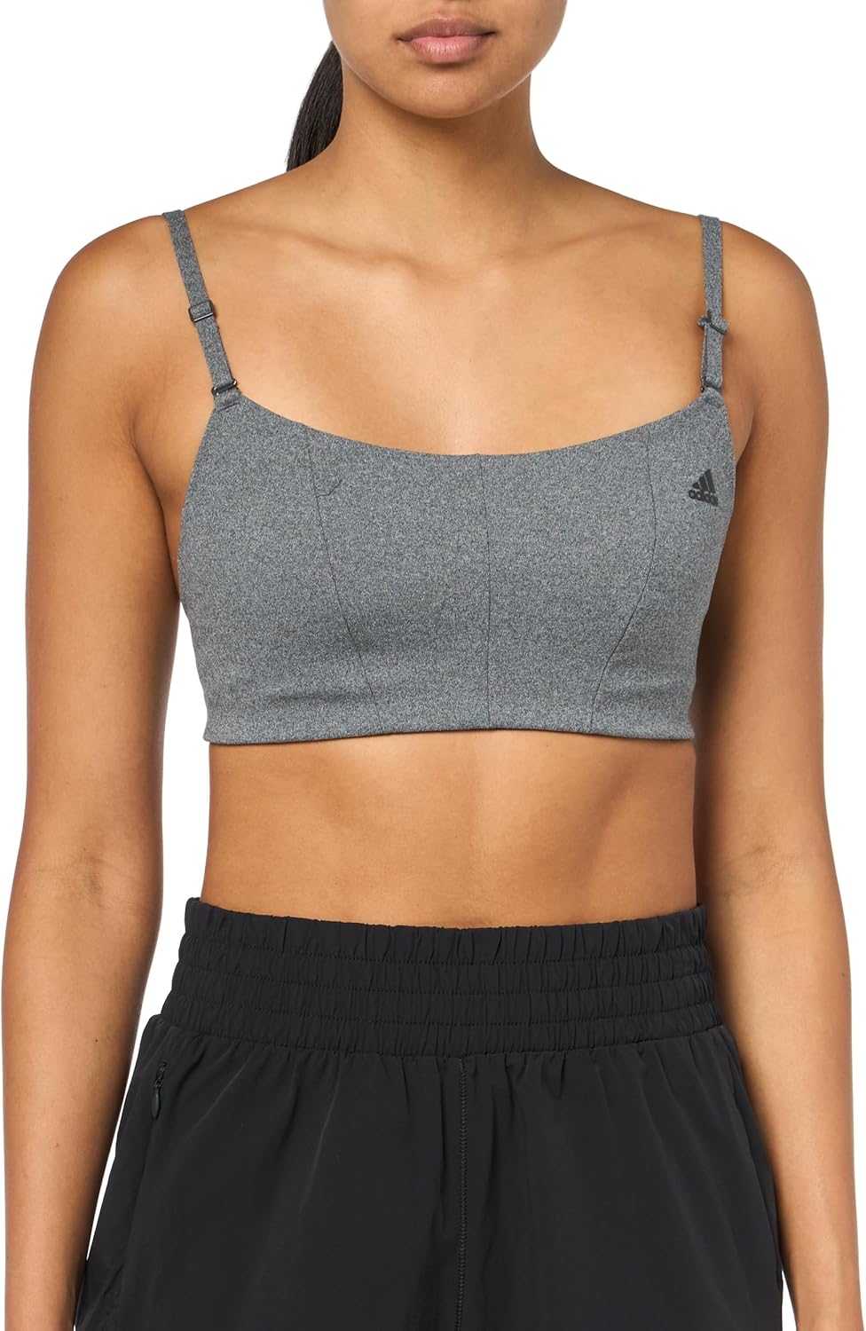 adidas Women's Studio Light Support Better Level Bra. Shadow Navy