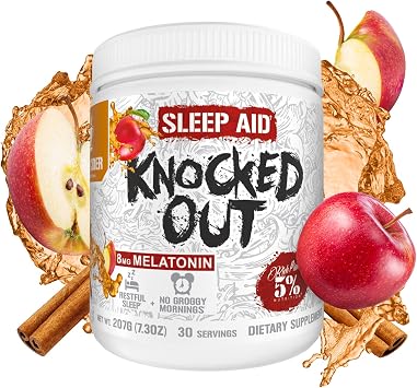 5% Nutrition Knocked Out Natural Sleep Aid for Adults (Apple Cider)