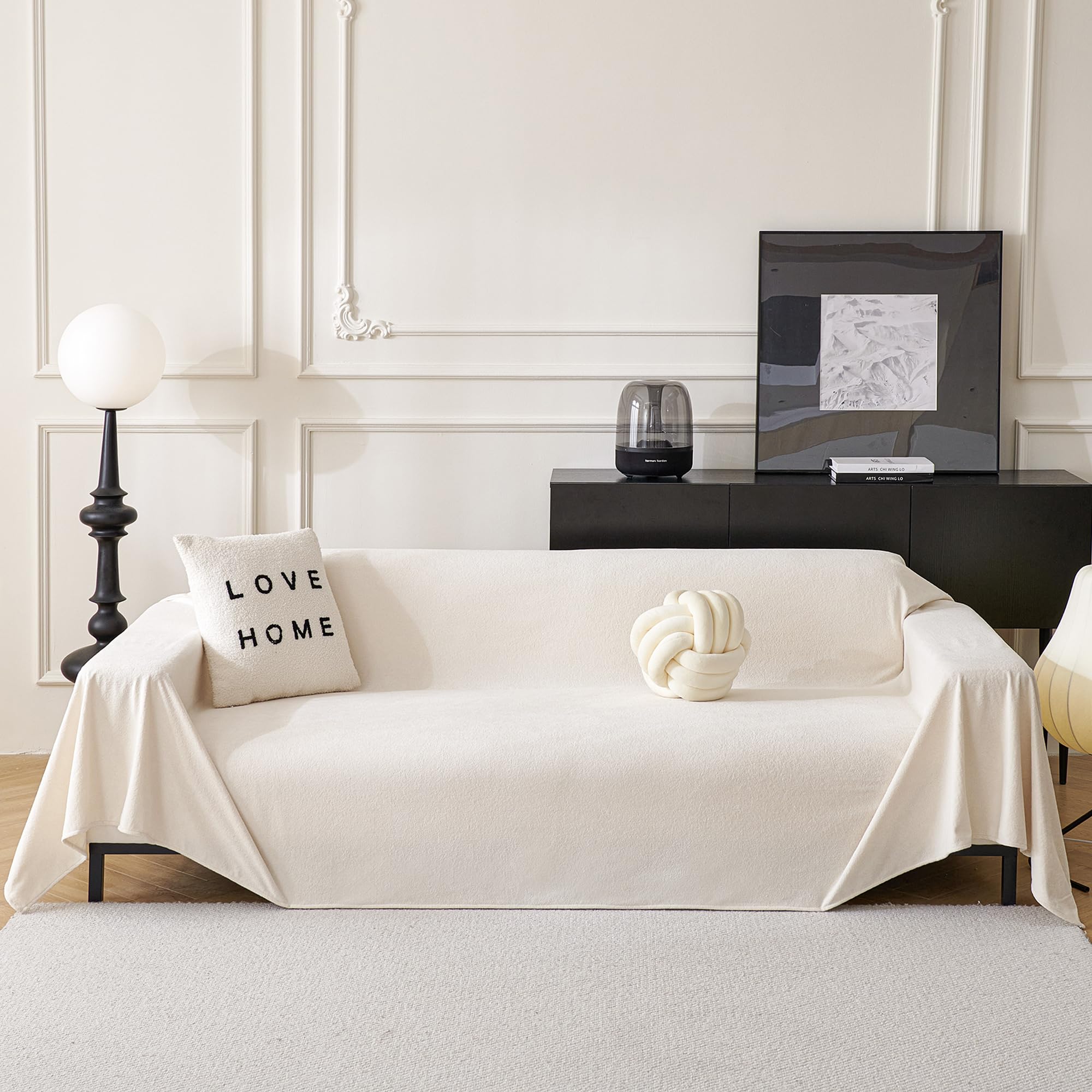 MYSKY HOME Kratzschutz für Sofa, Sofa Überzug, Sofaschutz Katze, Schonbezüge Couch, Sofa Cover