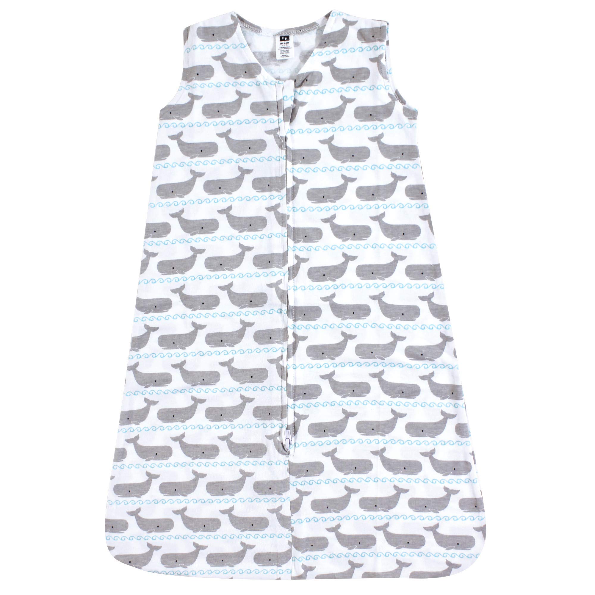 Hudson Baby Unisex BabyCotton Sleeveless Wearable Sleeping Bag, Sack, Blanket